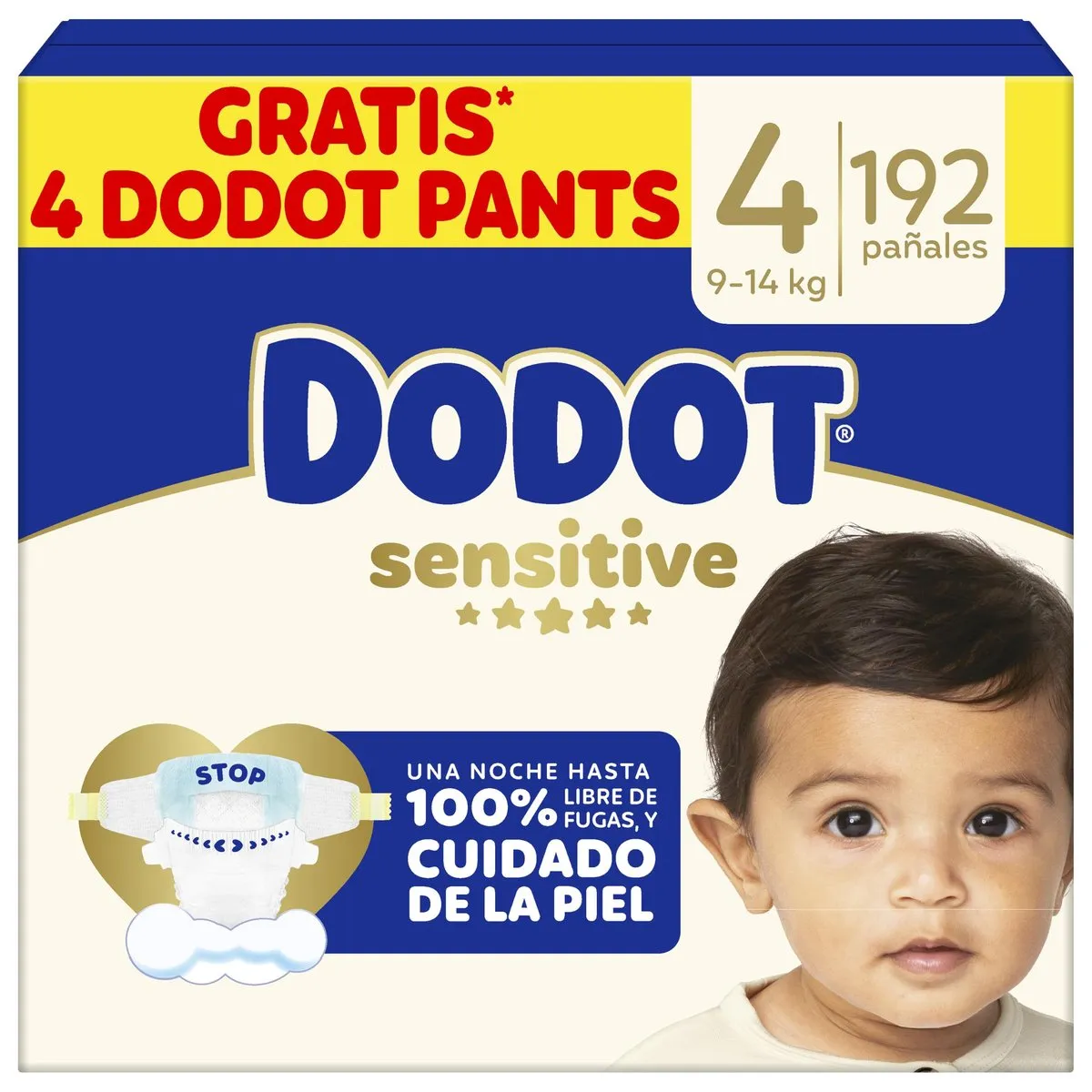 Dodot Sensitive Talla 4 Pañales - Compra Recurrente 0,26€/pañal