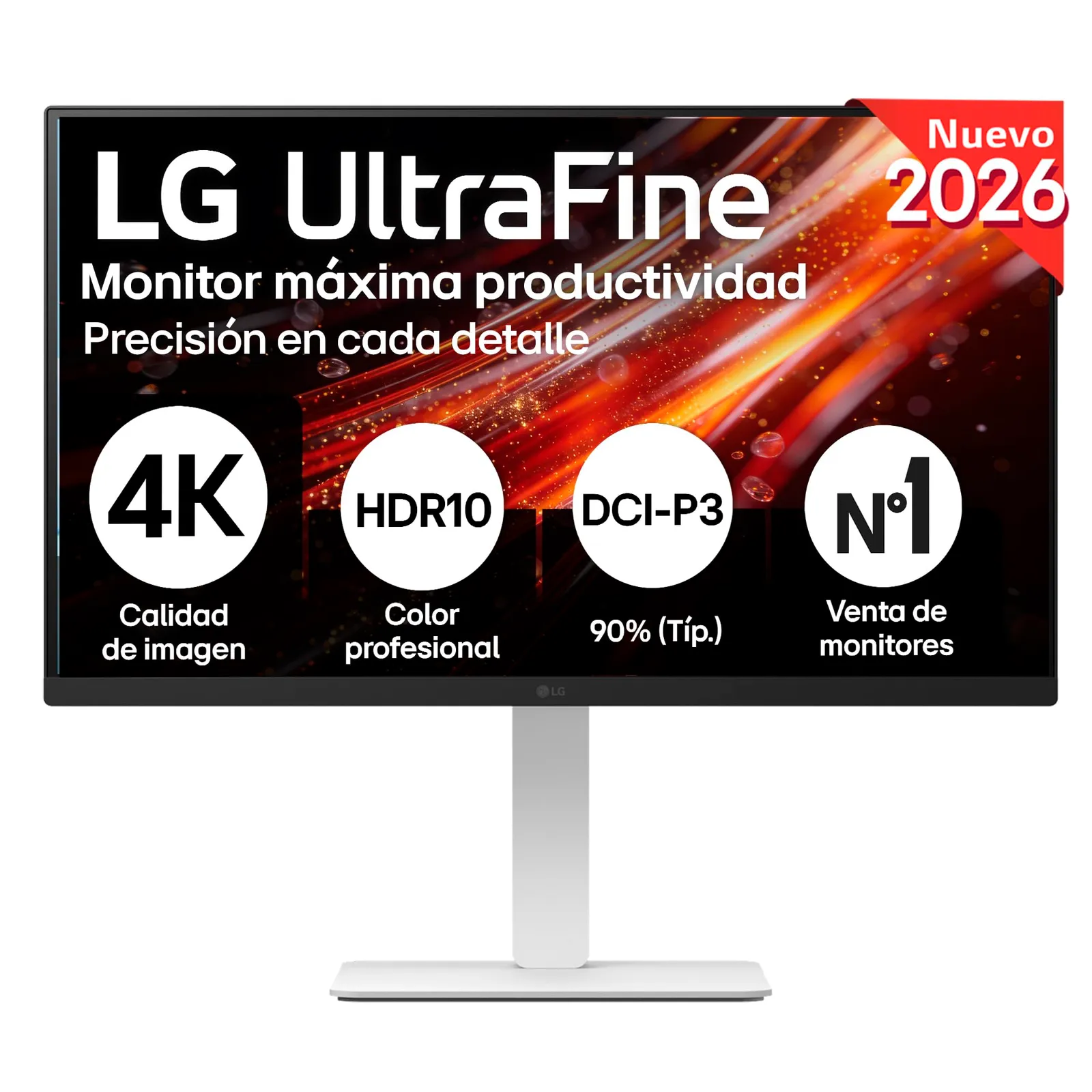 Monitor LG Ultrafine 27US5Z-W 27" IPS 4K UHD 60Hz HDR10 Blanco