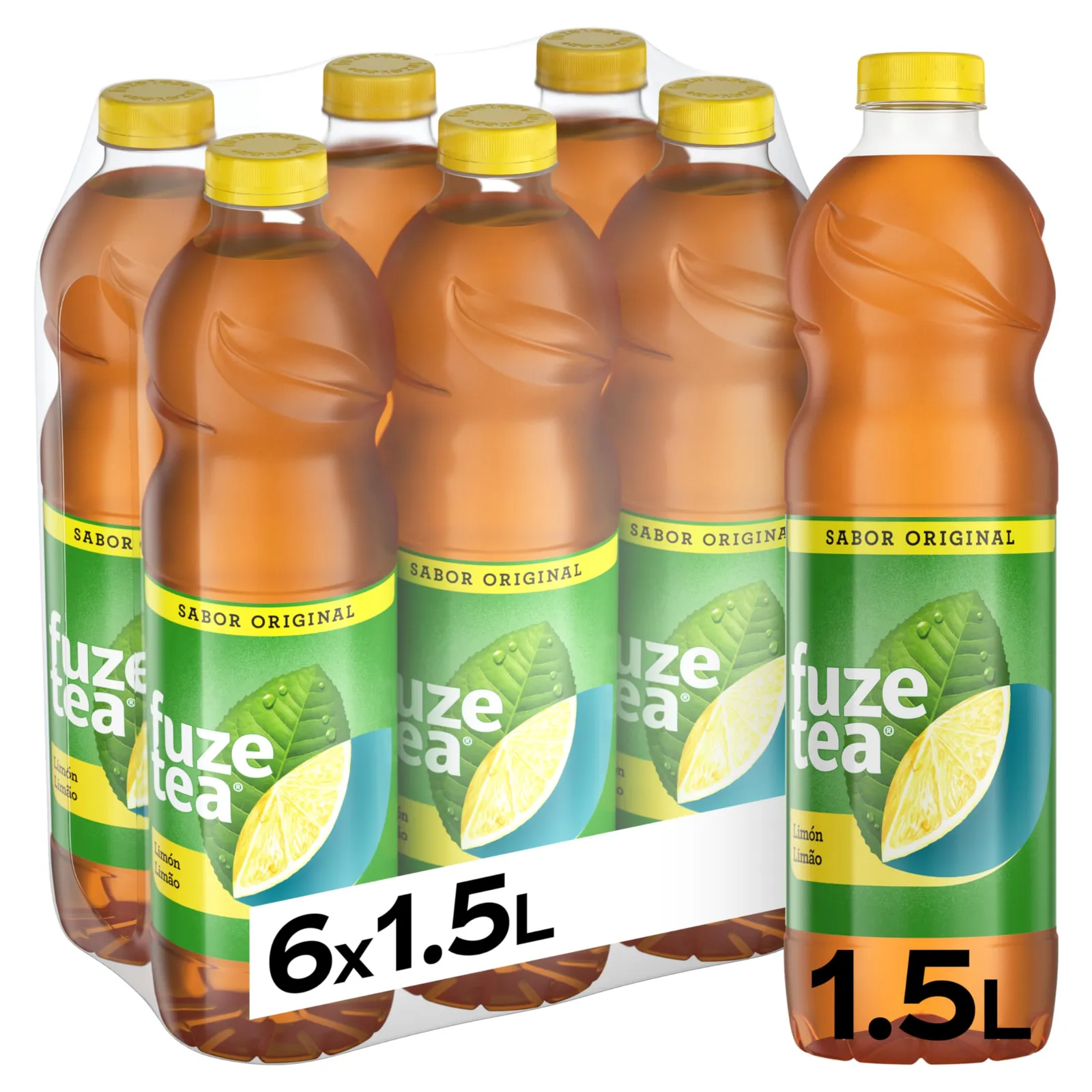 Pack 6x 1,5L Fuze Tea Original Limón