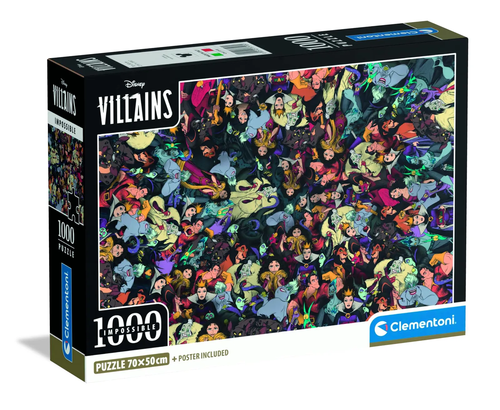 Puzzle Clementoni Disney Villains 1000 Piezas