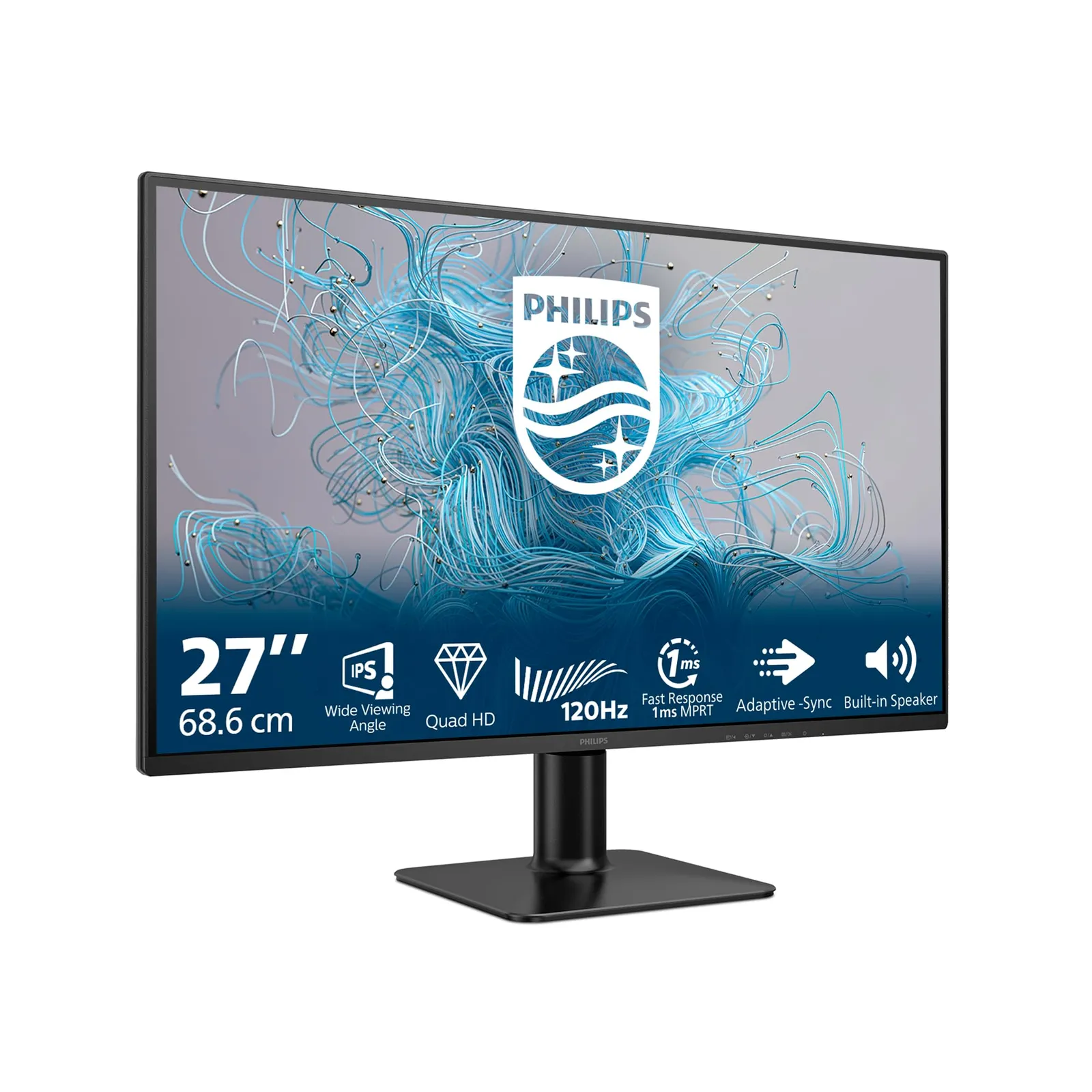 Monitor Philips 27" QHD 120Hz IPS con altavoces integrados