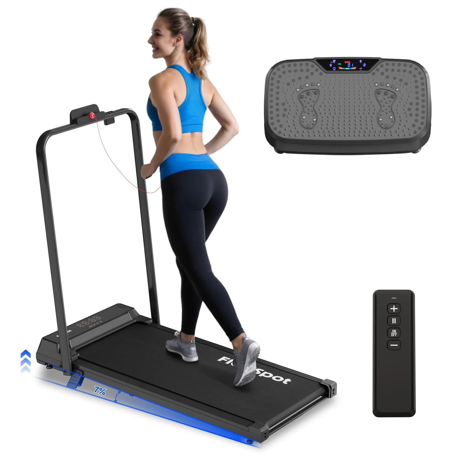 Cinta de Correr y Andar FlexiSpot Plegable 2 en 1