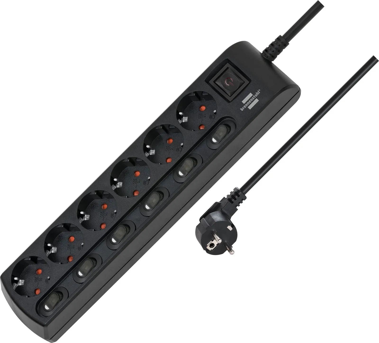Regleta Brennenstuhl 6 Tomas con Interruptores Individuales