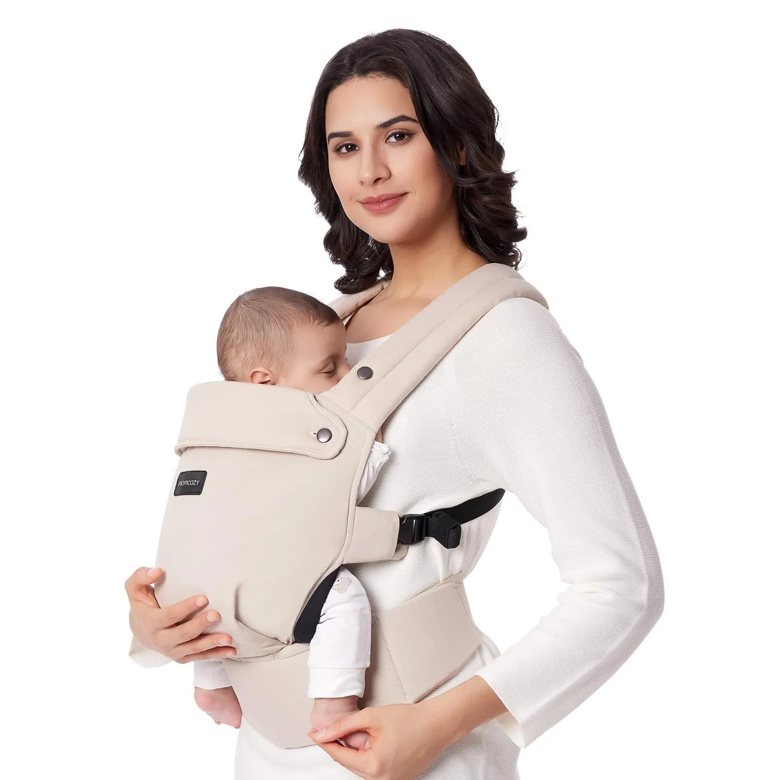 Mochila de porteo ergonómica Momcozy para bebés de 3 a 24 meses