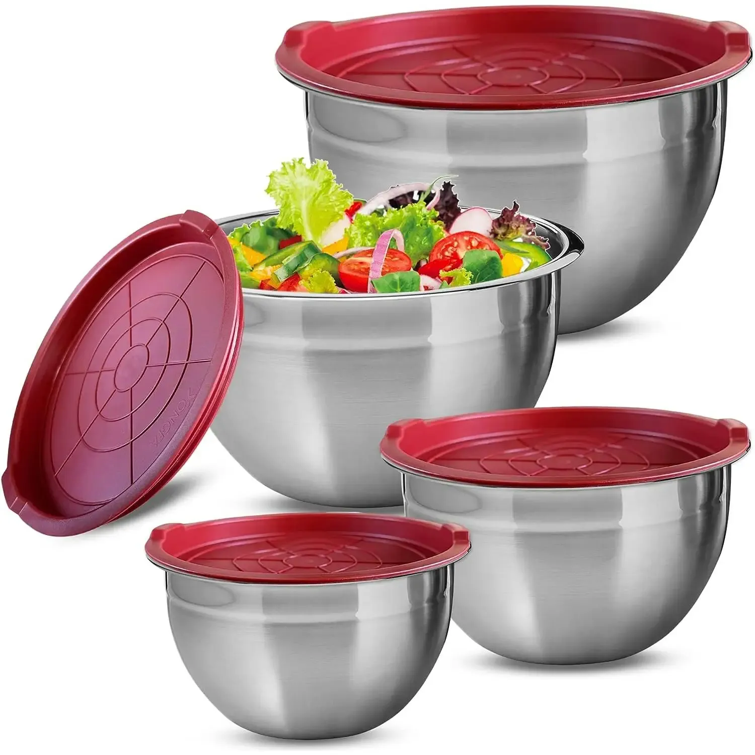 Set de Boles de Acero Inoxidable con Tapa XSQUO Useful Tech