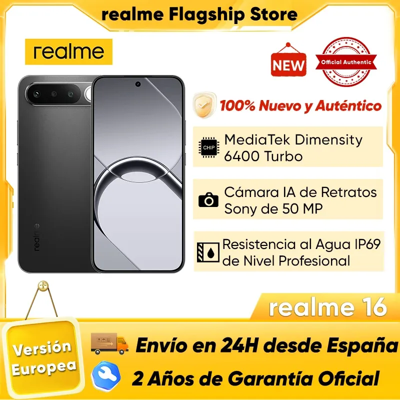 Smartphone Realme 16 5G 6GB 256GB
