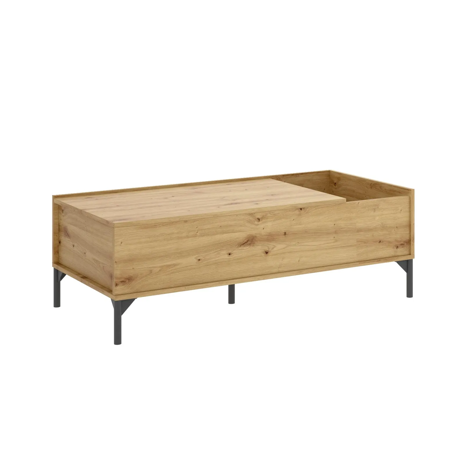 Mesa de centro elevable DEKIT Nordic con medidas de 41x99x60 cm
