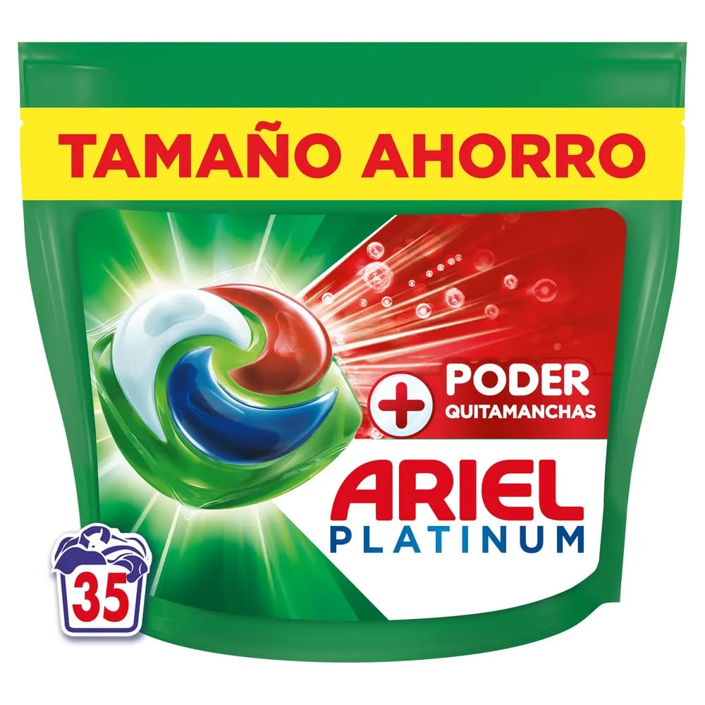 Ariel PODs Platinum Detergente Ropa 35 Cápsulas