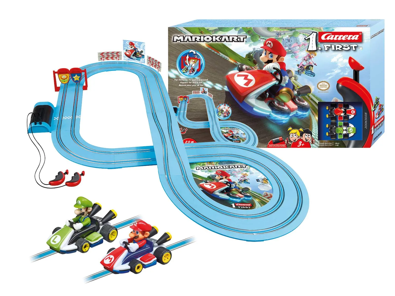 Circuito de coches Carrera First Mario Kart 2,9m