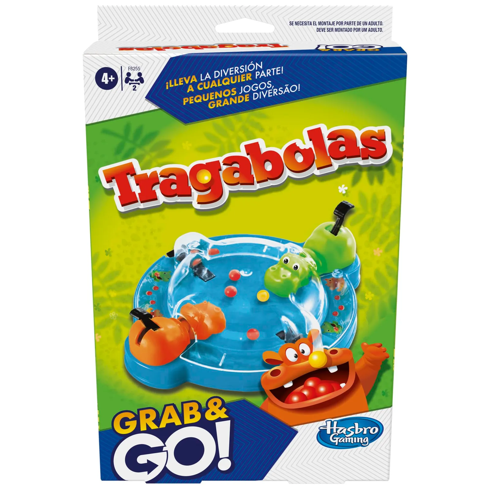 Hasbro Gaming Tragabolas Grab and Go Edición de Viaje