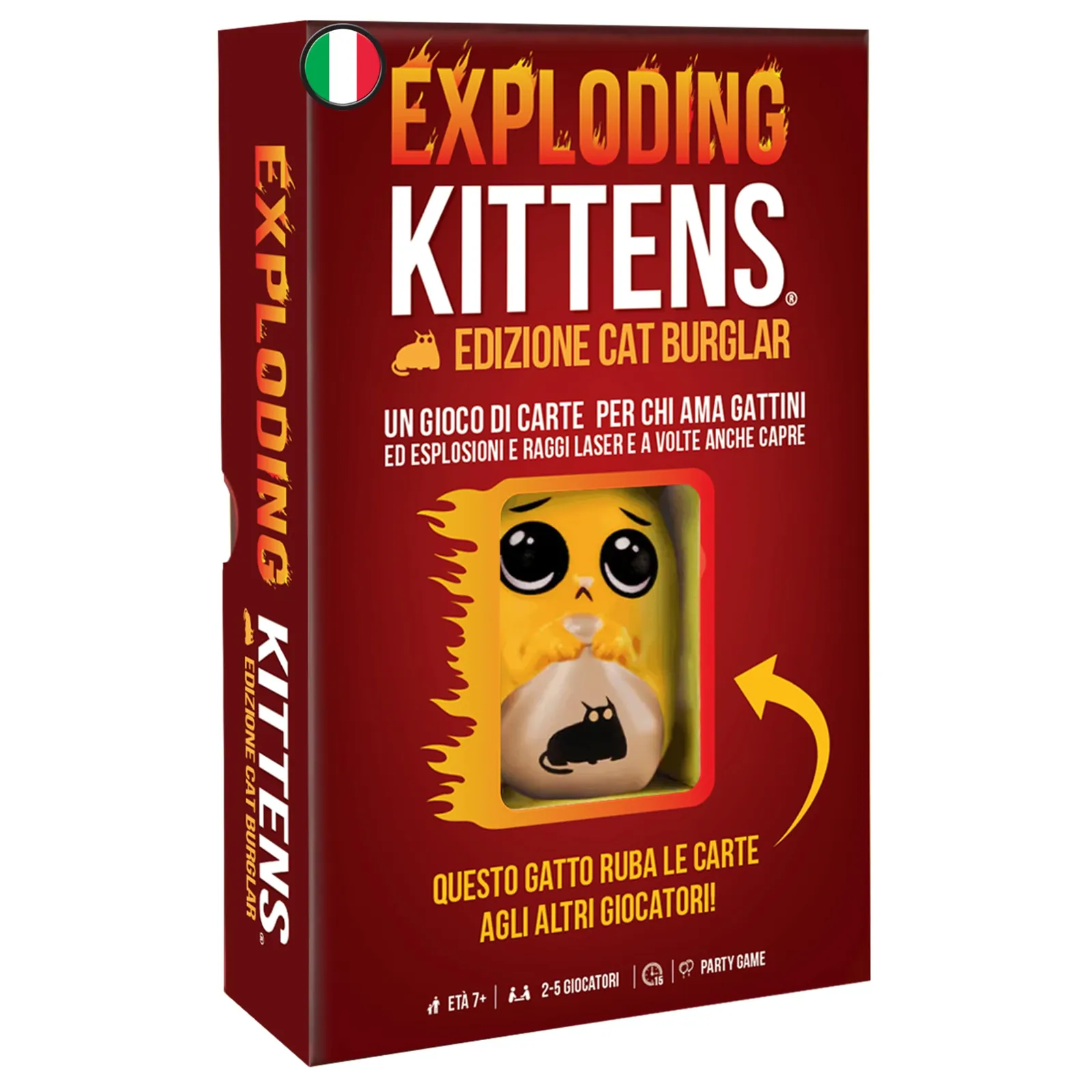 Exploding Kittens Cat Burglar Edition Asmodee - Juego de cartas
