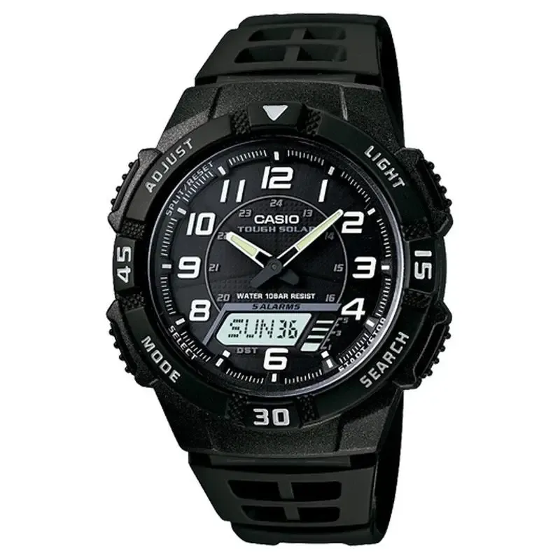 Casio AQ-S800W: Reloj de pulsera solar analógico y digital