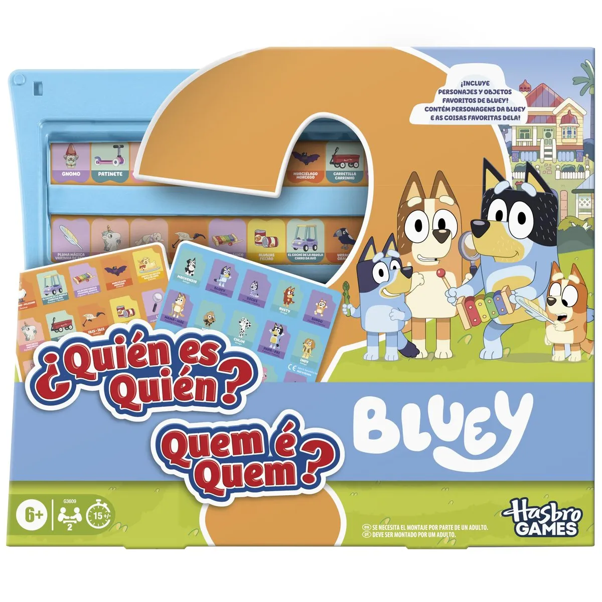 Juego ¿Quién es quién? Bluey para niños
