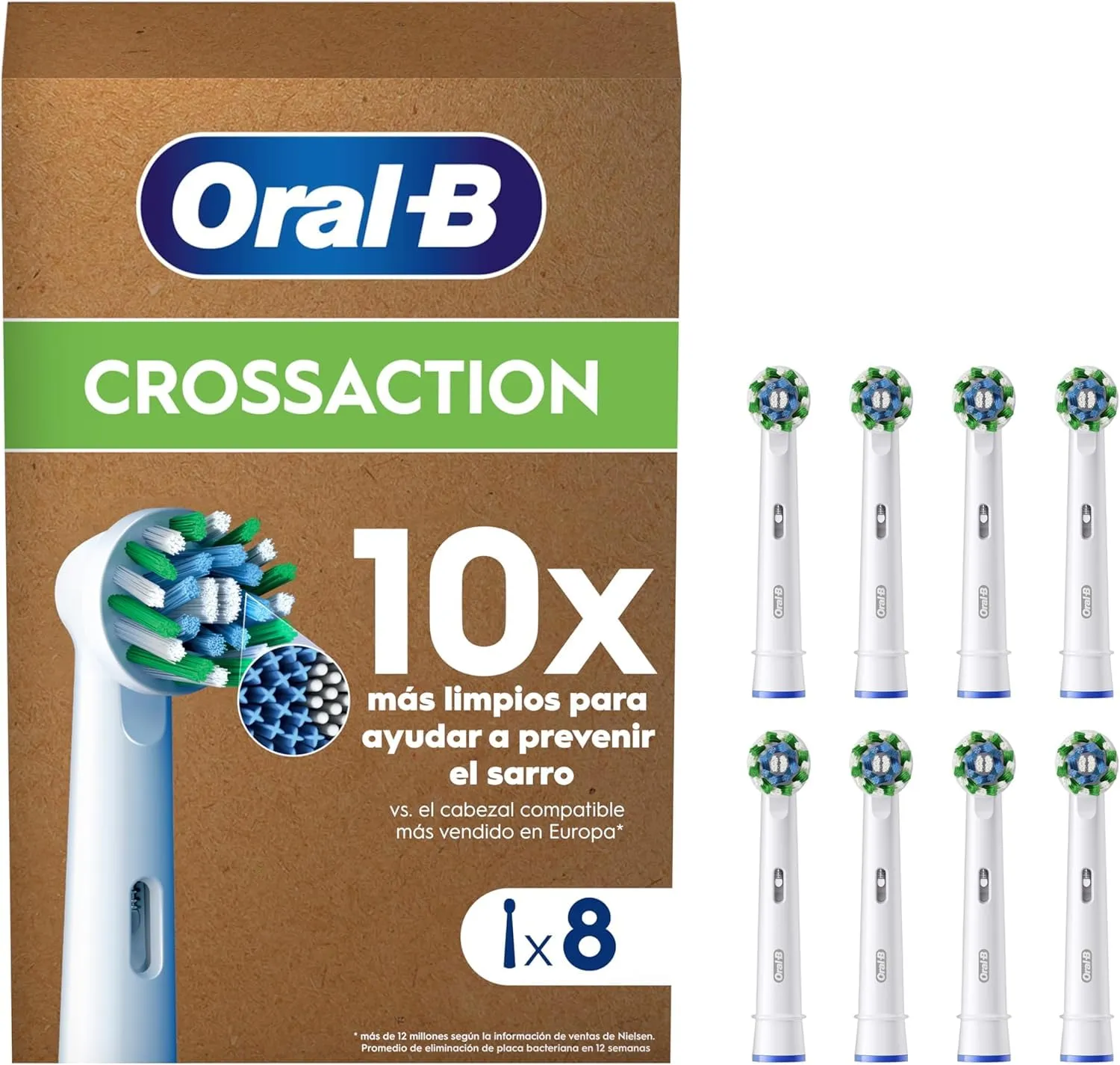 Pack 10 Cepillo de dientes Oral-B CrossAction