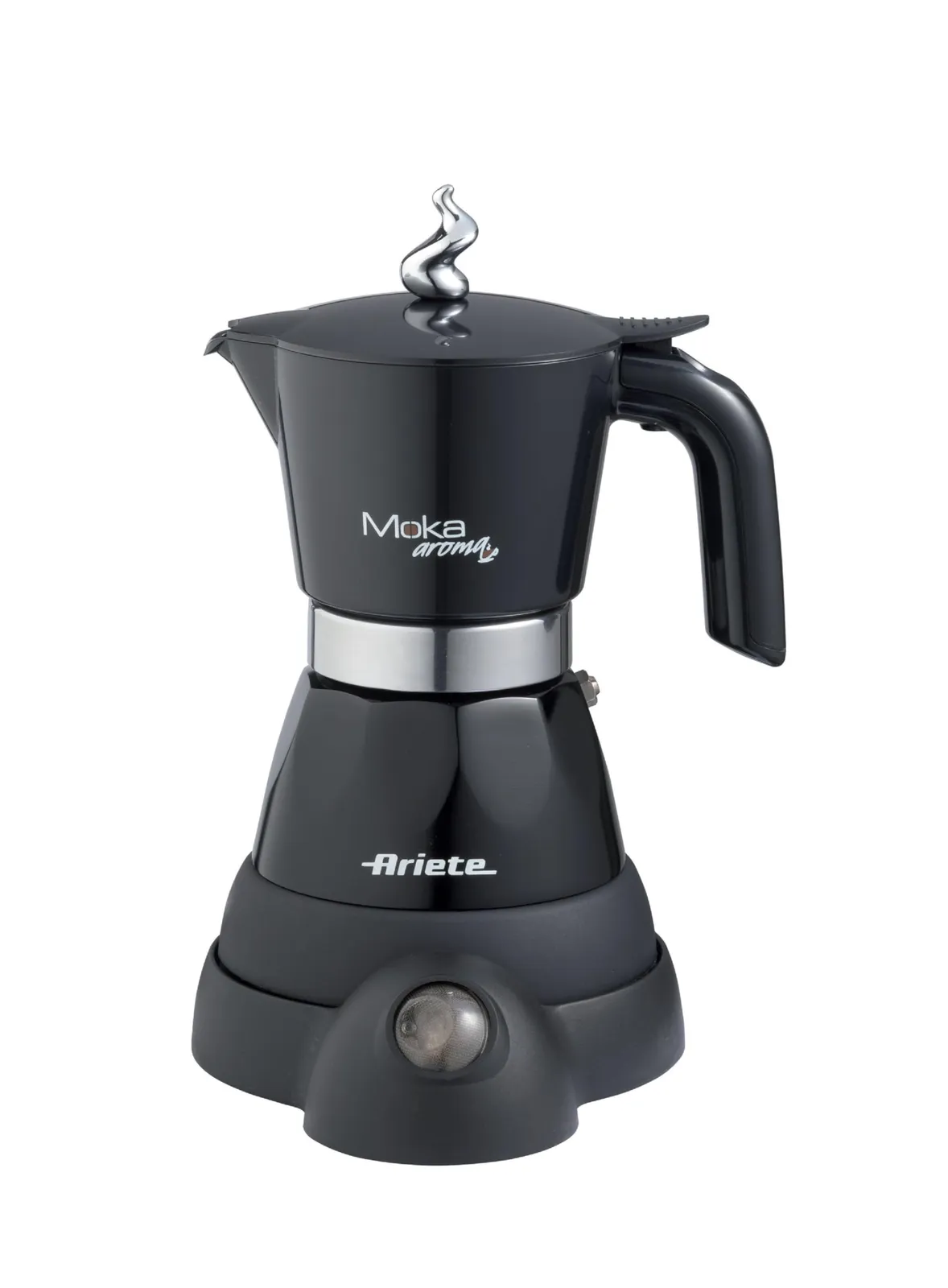 Cafetera Eléctrica Ariete 1358 Moka Aroma 2/4 Tazas 400W Negro