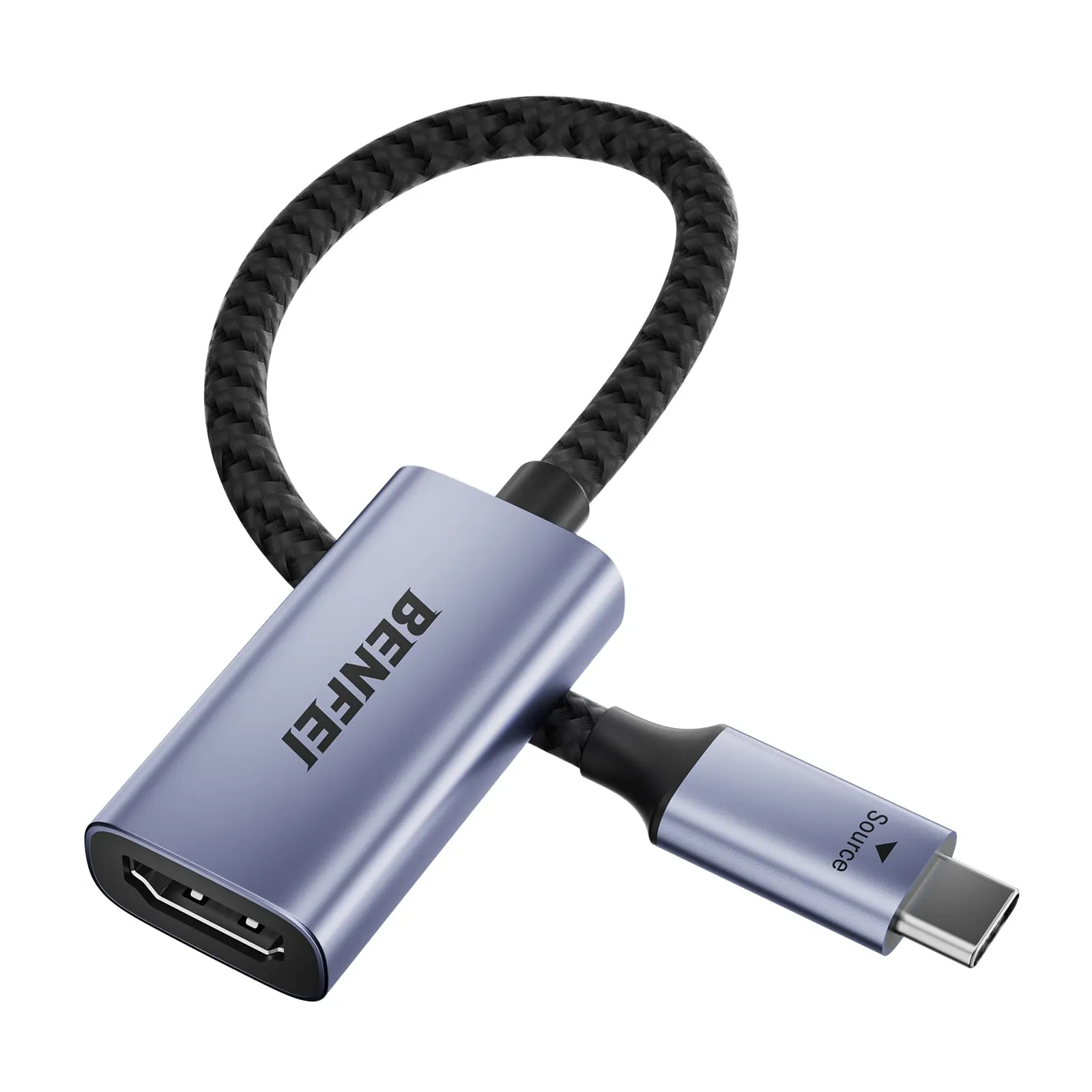 Adaptador BENFEI USB C a HDMI 4K, Thunderbolt 3 a HDMI para MacBook, Samsung S20/S10 y más