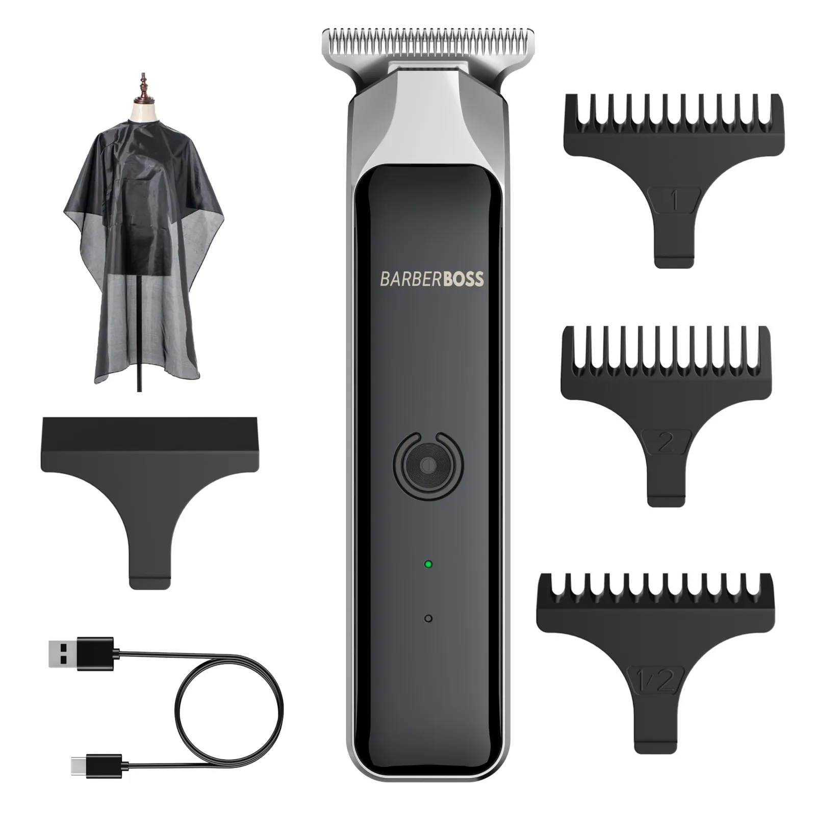 Kit de aseo recargable BarberBoss para hombre