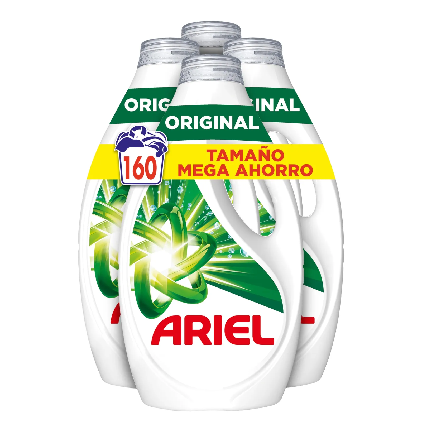 Ariel Detergente Líquido Lavadora 160 Lavados (4x40)