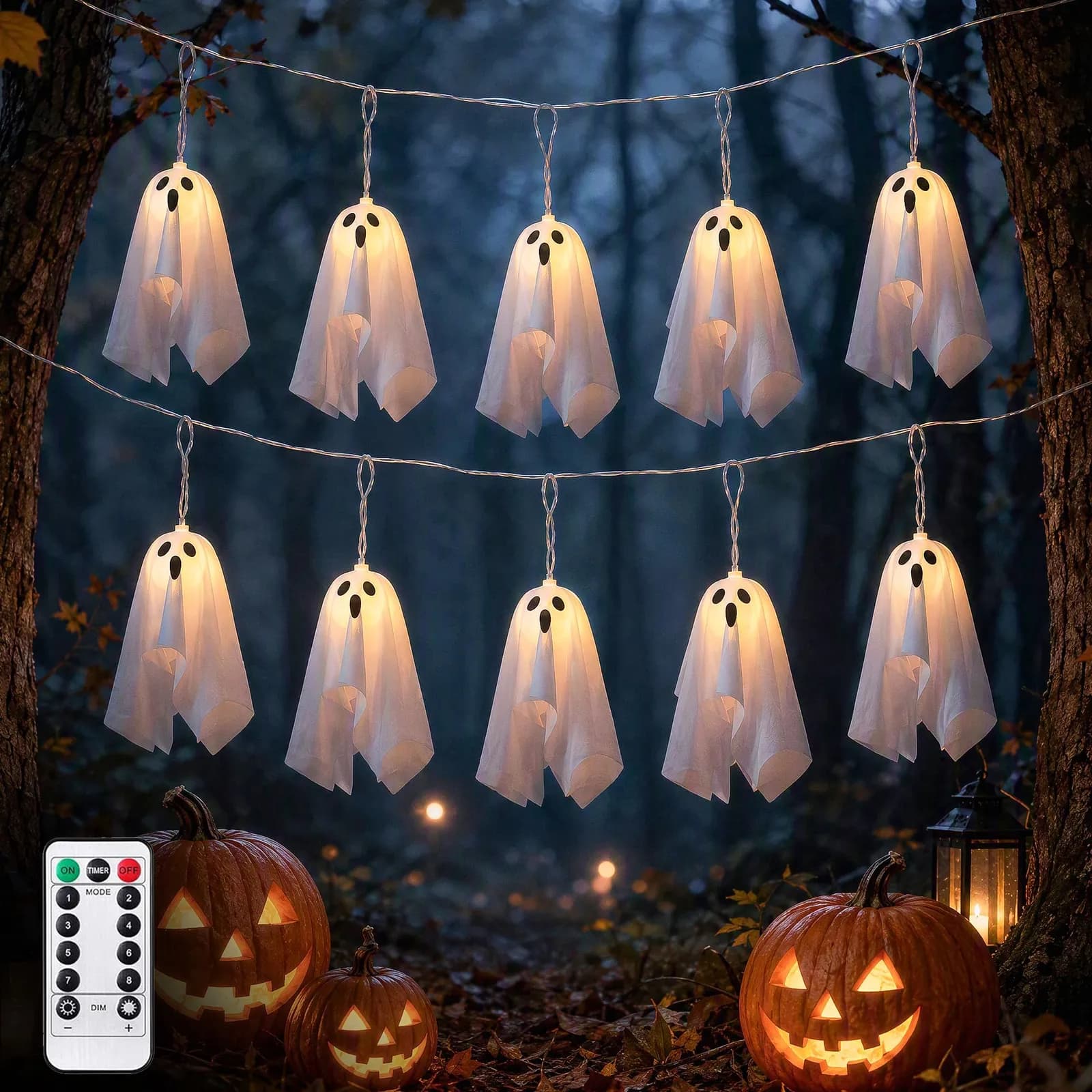 Guirnalda LED Aluusy Fantasmas 2,75 m