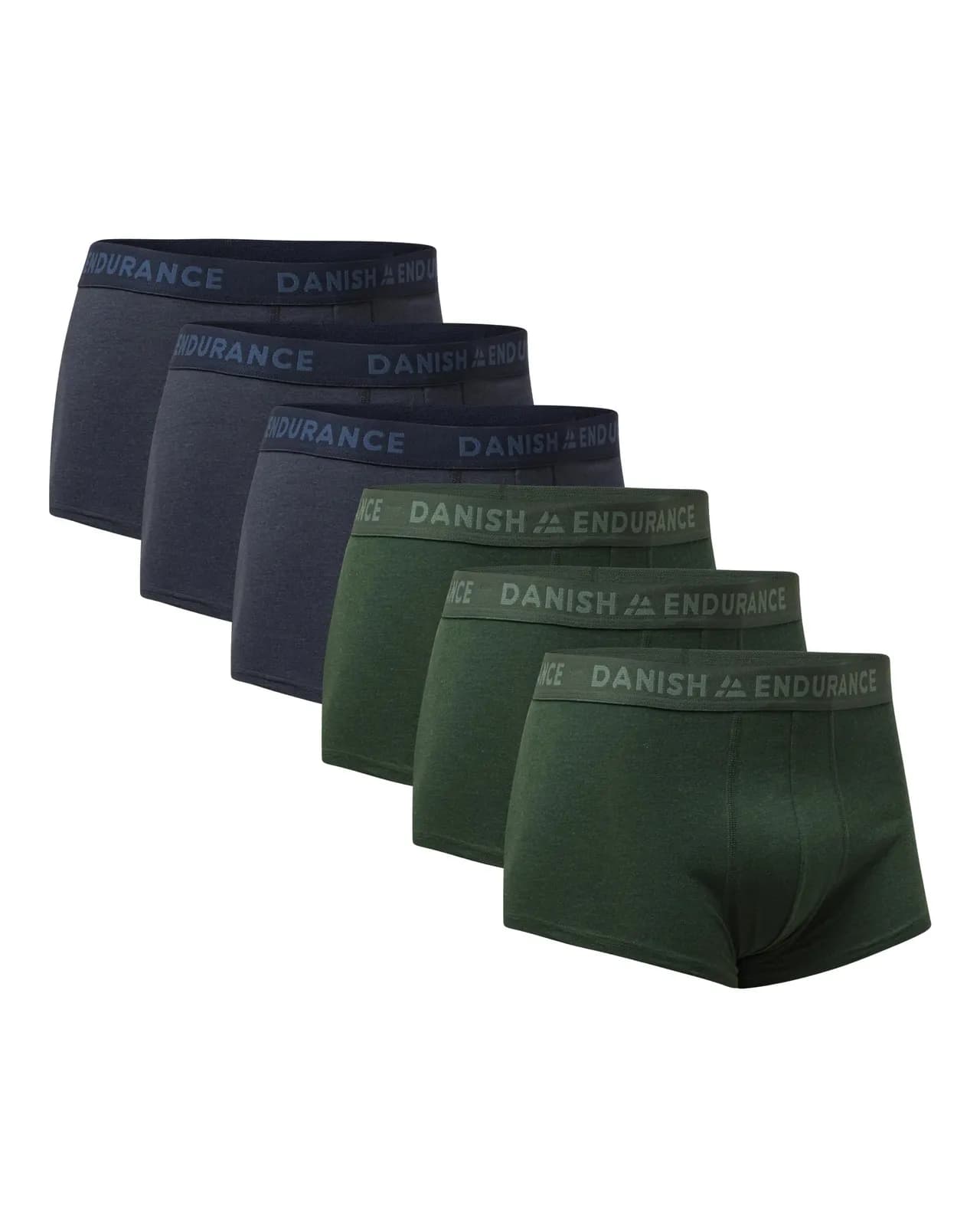 Pack 6 Calzoncillos Bóxer Danish Endurance Hombre Cintura Baja
