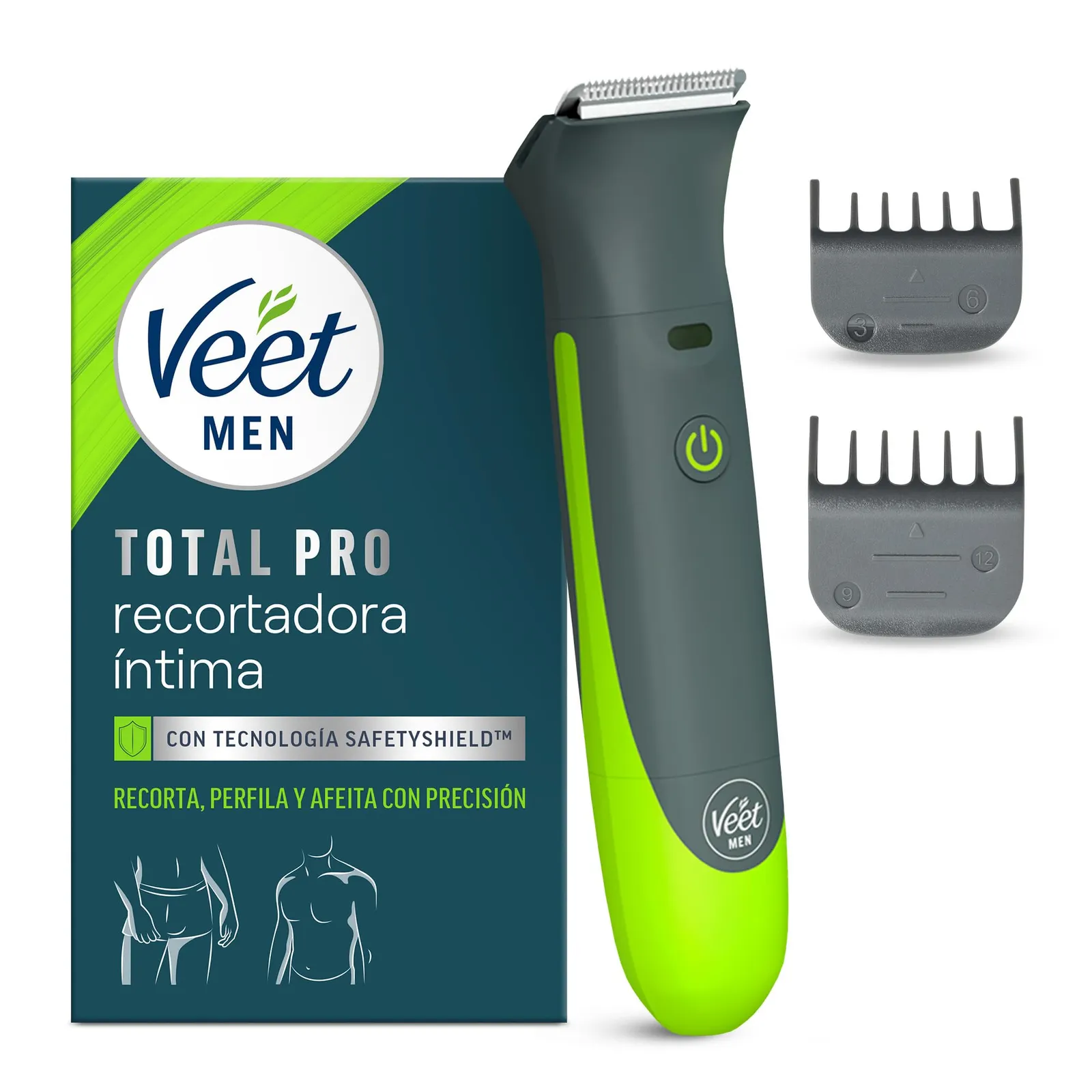 Recortadora Veet Total Pro para zonas íntimas