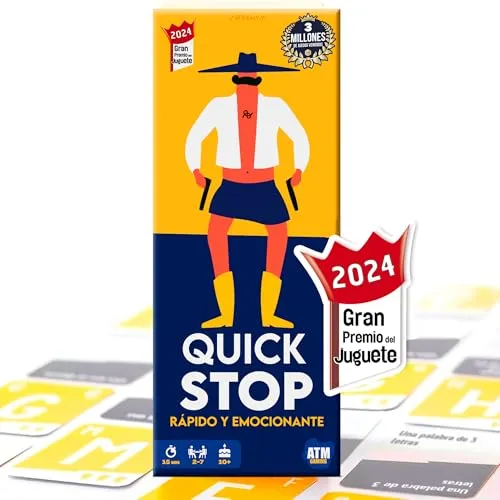 Quick Stop: Juego de Mesa Divertido y Dinámico para Familia y Amigos