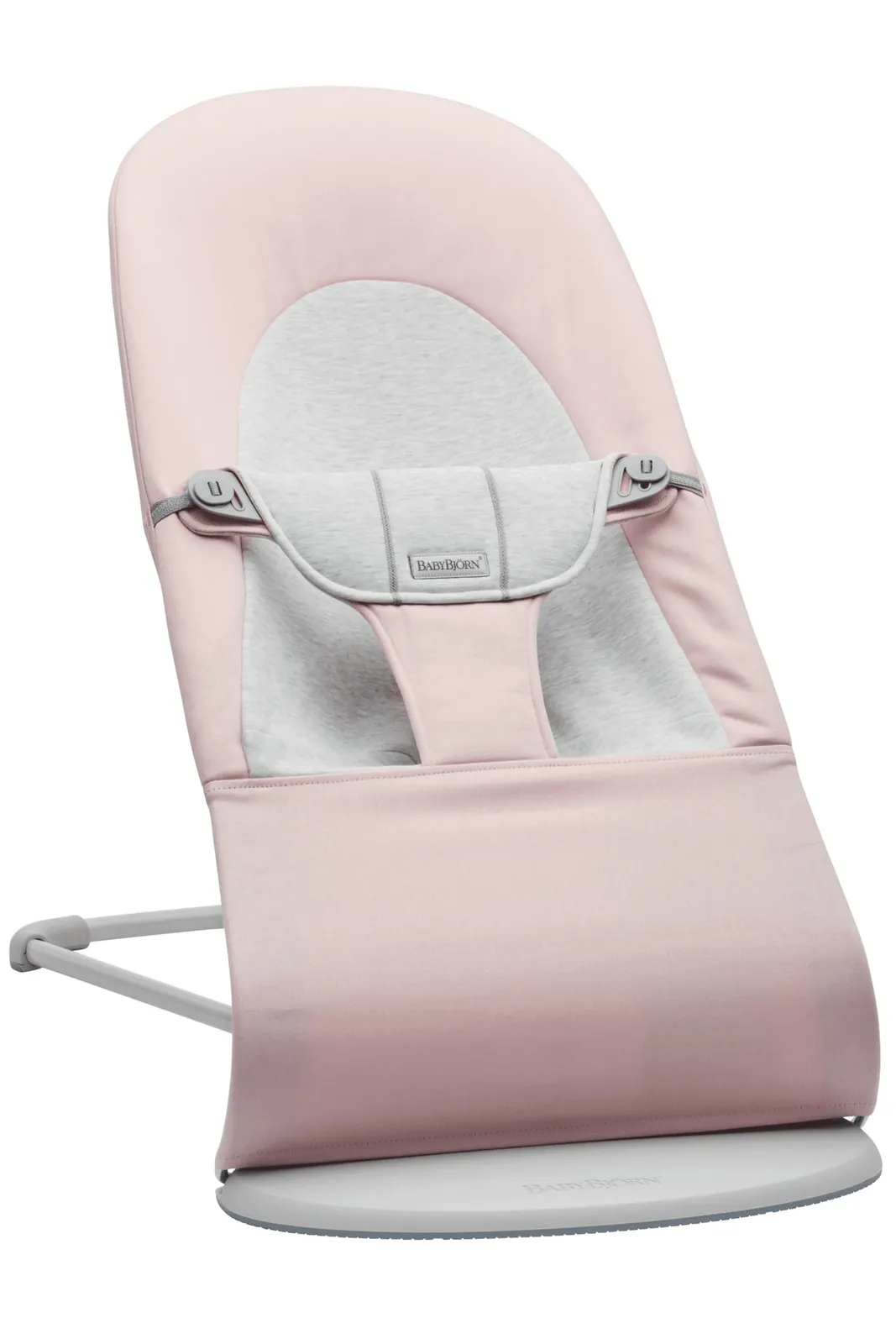 BabyBjörn Hamaca Balance Soft Rosa Claro/Gris Tejido Jersey