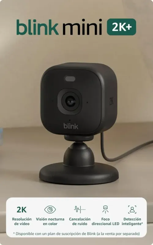 Cámara de seguridad Blink Mini 2K+
