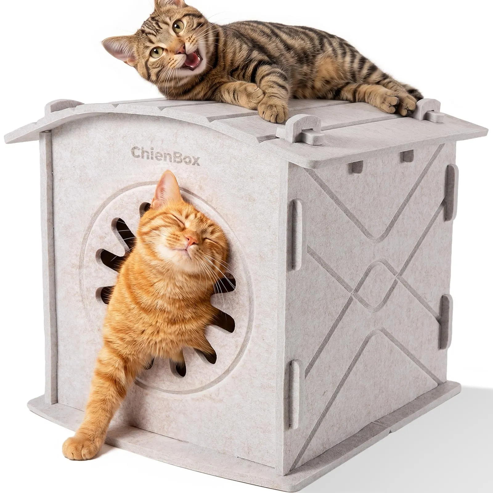 Casa para Gatos de Fieltro 38x36x38cm