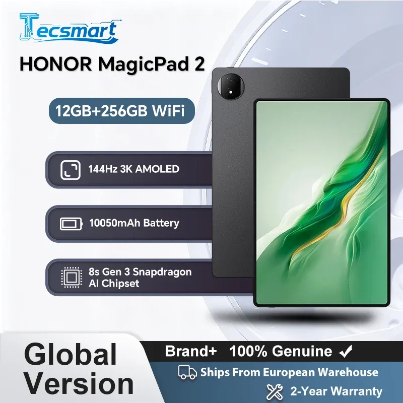 HONOR MagicPad 2 tableta WiFi 12.3" OLED 12GB 256GB Snapdragon 8s Gen 3