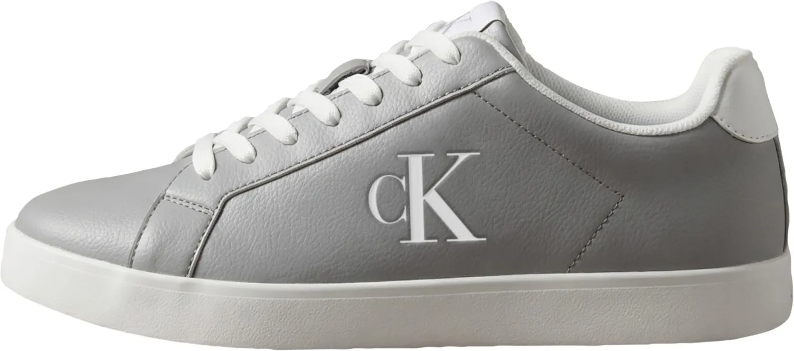Calvin Klein Cupsole Sneaker Hombre Derby Logo Gris 47 (varias tallas)
