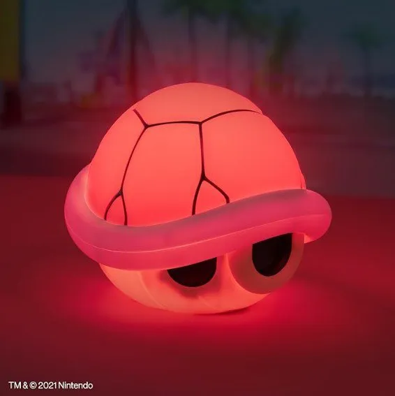Luz LED Super Mario Cáscara Roja con Sonido - Producto Oficial Nintendo
