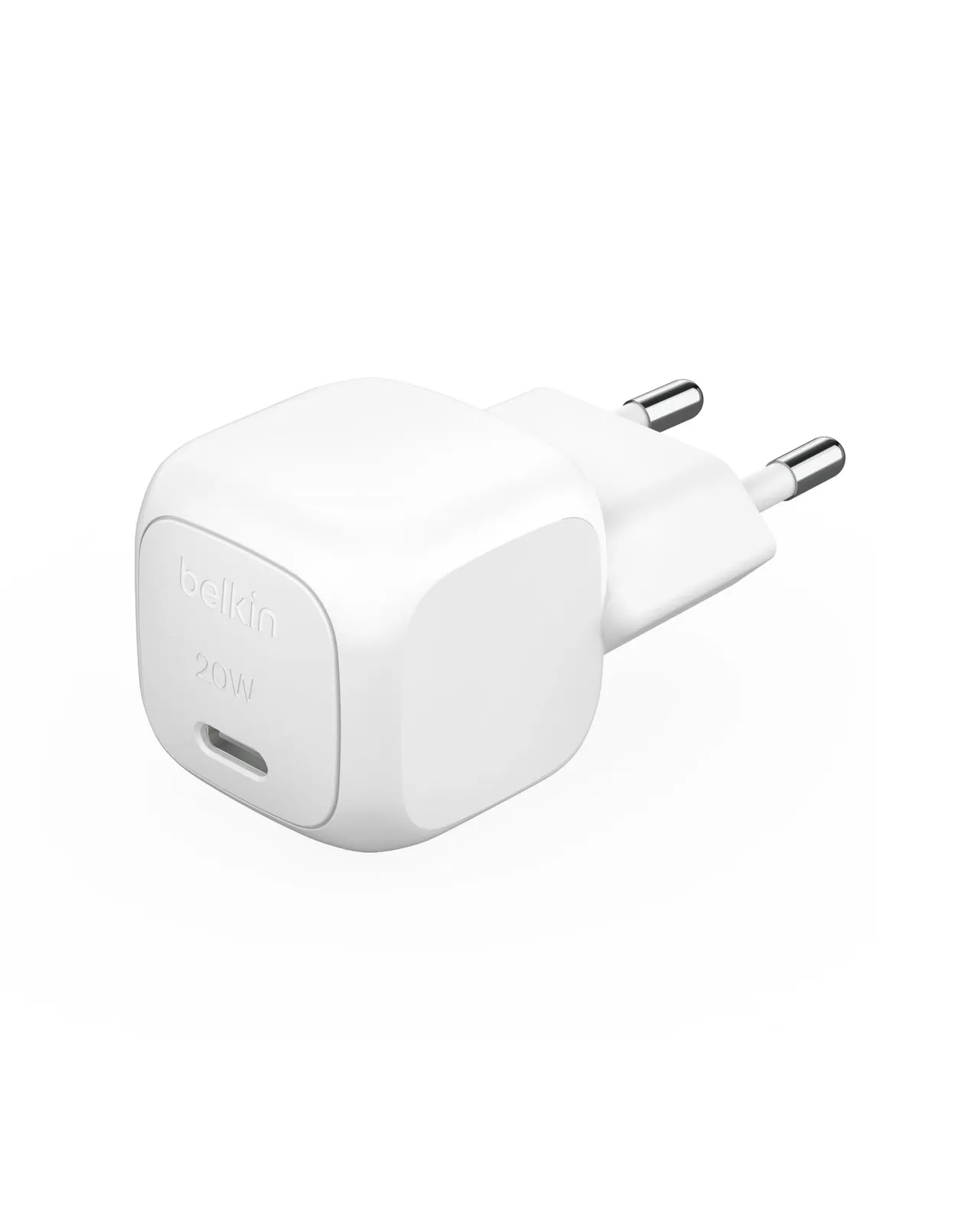 Cargador Belkin USB-C 20W Blanco Compacto
