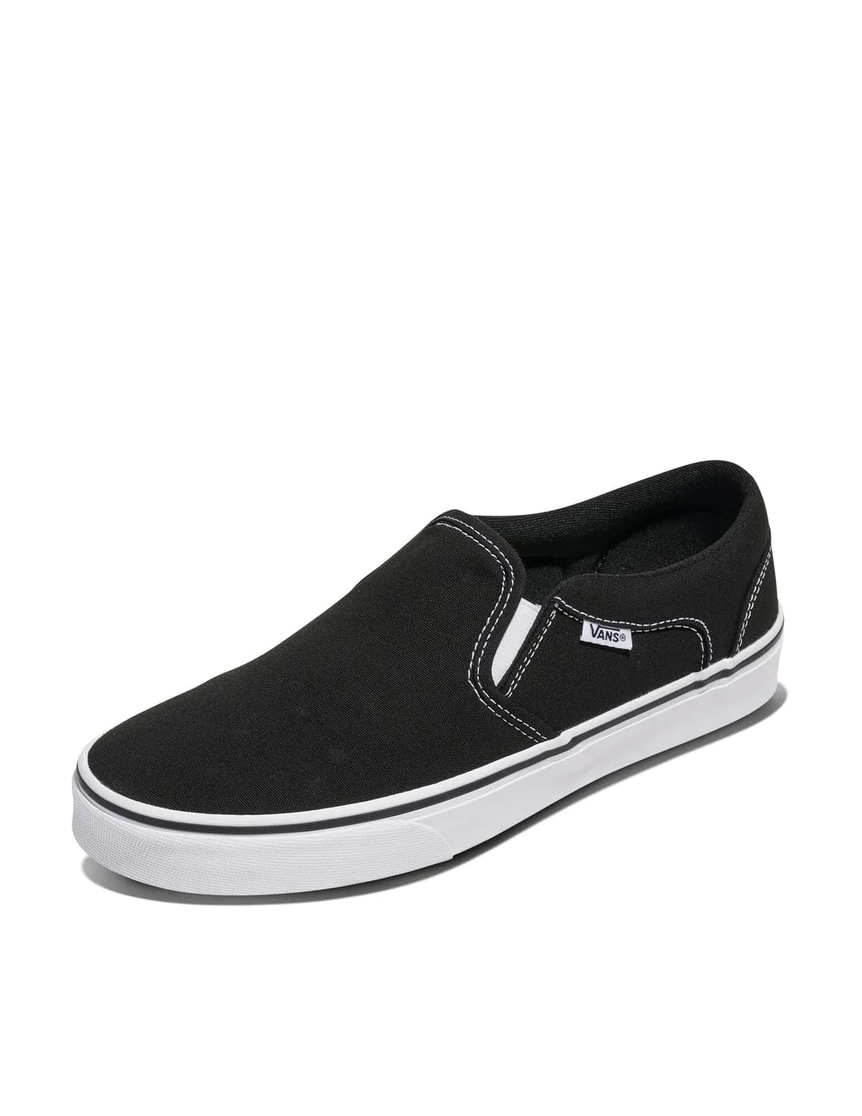 Vans Asher Zapatillas Deportivas Hombre Black and White (varias tallas)