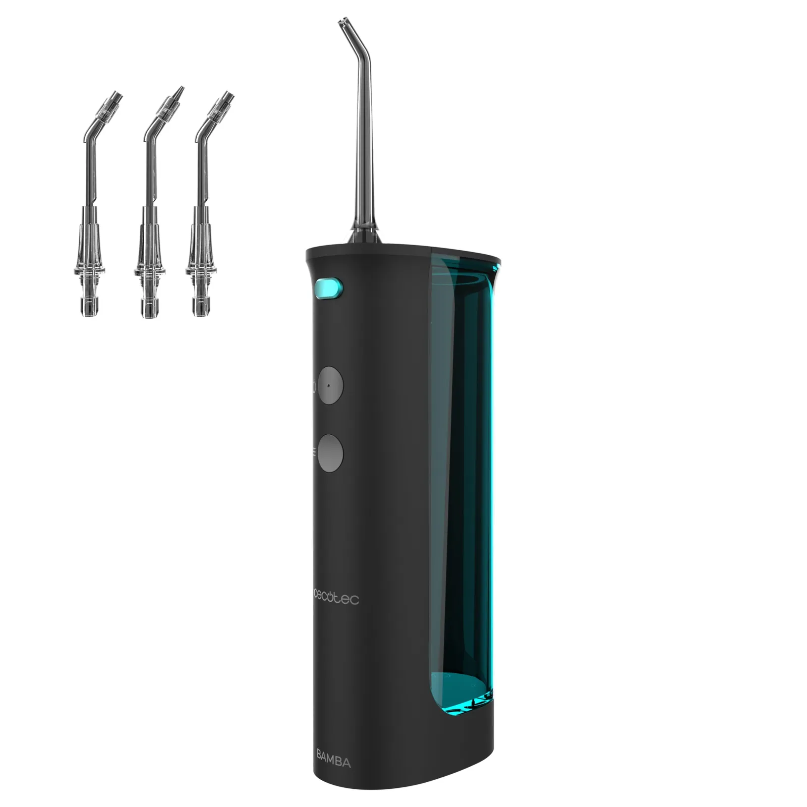 Irrigador Bucal Portátil Cecotec 1200RPM con 3 Boquillas