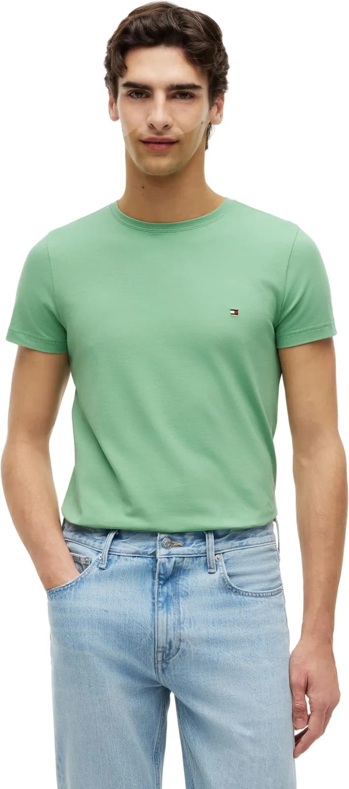 Camiseta Tommy Hilfiger Stretch Slim Fit para hombre Mw0mw10800 (varias tallas)